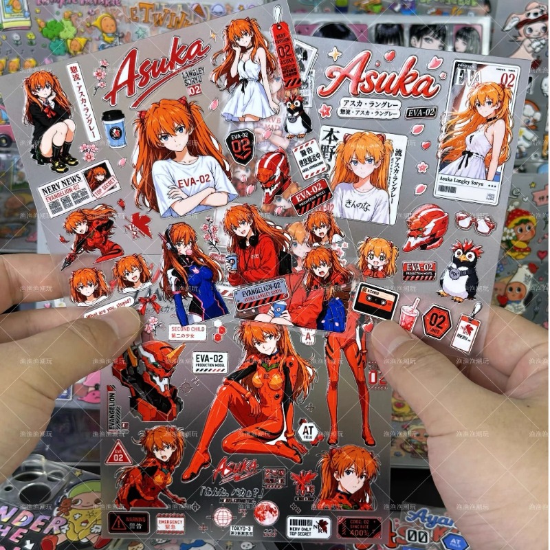 Model Kit Eva - Set di 3 Nuove Figure Anime