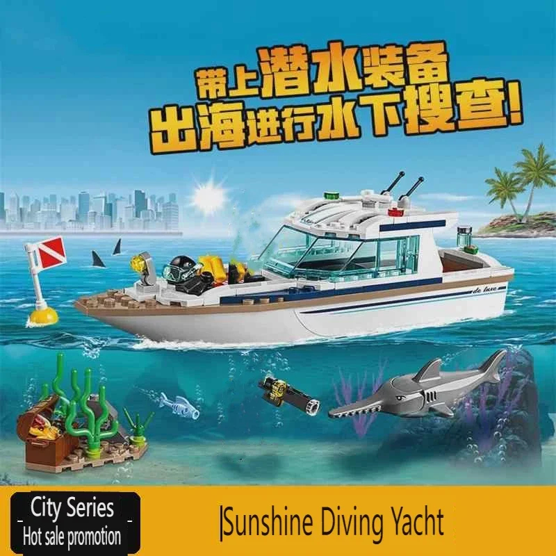 Model Kit Yacht - City Series 60221 Yacht Subacqueo Sunshine,