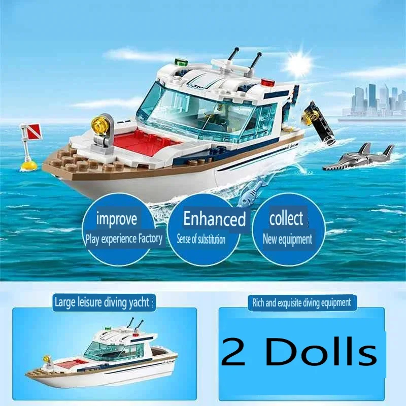City Series 60221 Yacht Subacq - Model Kit Yacht recensione e prezzo
